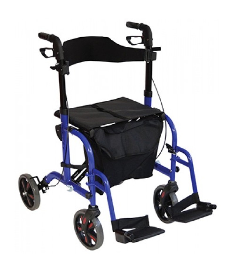 Duo Deluxe 2 in 1 Rollator and Transit Chair